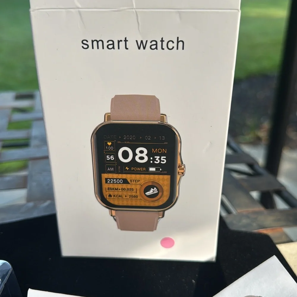 Smart Watch with Pink Band